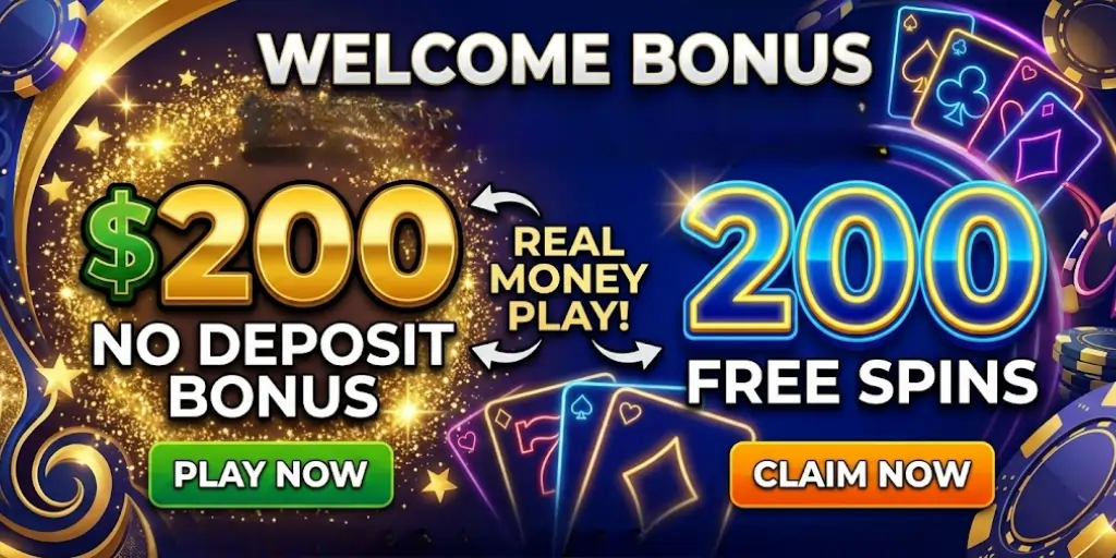 $200 No Deposit Bonus 200 Free Spins Real Money