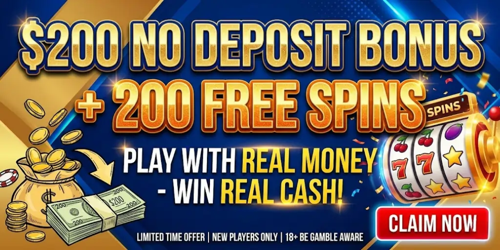 What Does A "$200 No Deposit Bonus 200 Free Spins" Actually Mean?