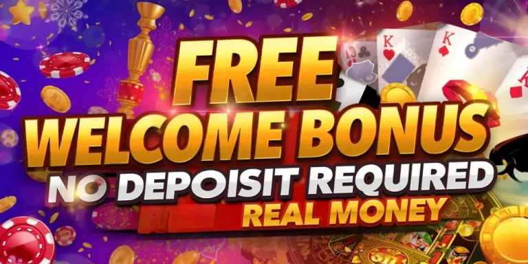free welcome bonus no deposit required real money